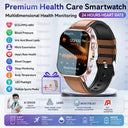 2026 New ECG+PPG Smart Healthy Diagnosis Surveillance Body Analysis Blood Pressure Lipid Uric Acid Health Smart Watches For Men