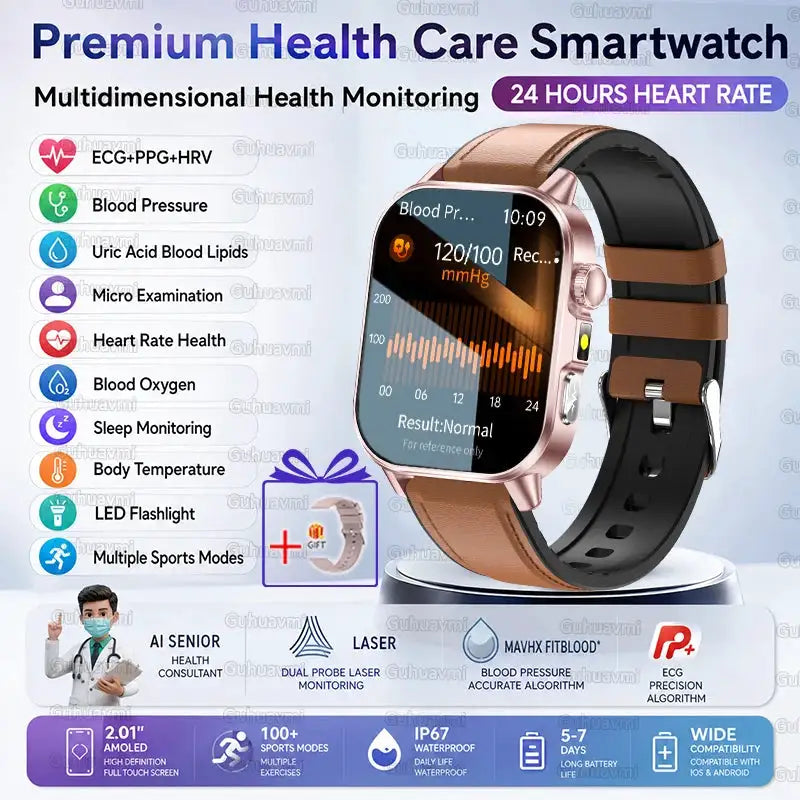 AI ECG Health Smart Watch For Men — product view 10