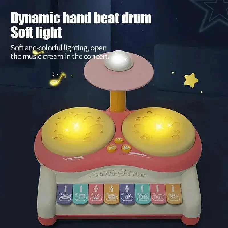 Kids Musical Instrument Set Baby Piano Drum Playset
