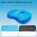 Gel U Shaped Seat Cushion for Long Sitting Ergonomic Comfort Chair Pad