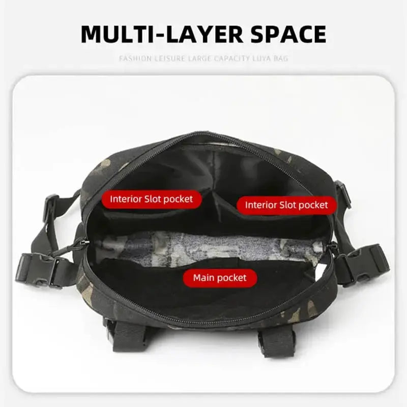 Fishing Chest Bag Tactical Waterproof Molle Backpack