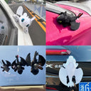 Cartoon Plush Black Flying Dragon Car Toy Ornaments