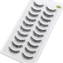 Glamorous Handmade 3D Mink Crisscross Eyelashes 10 Pairs