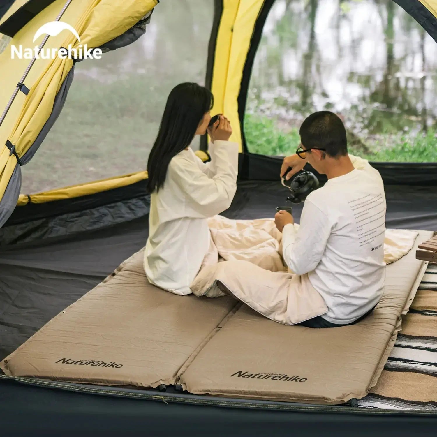 Camping Self Inflating Air Mattress Waterproof 5cm Thick