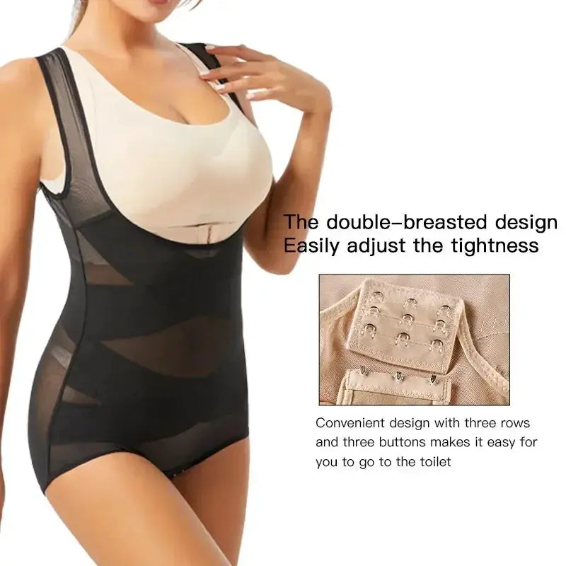 Seamless Womens Bodysuit Shaper Tummy Control And Butt Lift
