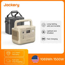 Jackery Explorer 1000 v2 Portable Power Station with Size M Carrying Case, 1069Wh LiFePO4 Battery, Fast Charge for Camping