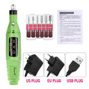 Nail Drill: Portable Professional Electric Nail Drill Machine Set