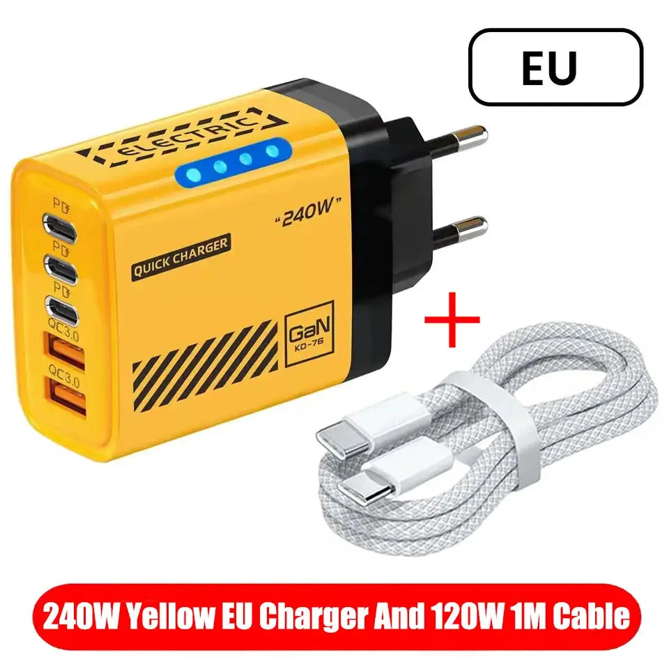 GaN Desktop Charger - Fast Charge USB Hub — product view 9