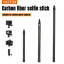 Carbon Fiber Invisible Extended Selfie Stick For Insta360 X3 GO3