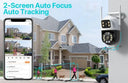 Smart Outdoor Camera 4K 8MP 360 Degree AI Tracking