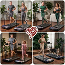 Under Desk Walking Treadmill Pad 2.5 HP Incline Remote Control