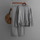 Warm Knitwear Set for Women Office Wear