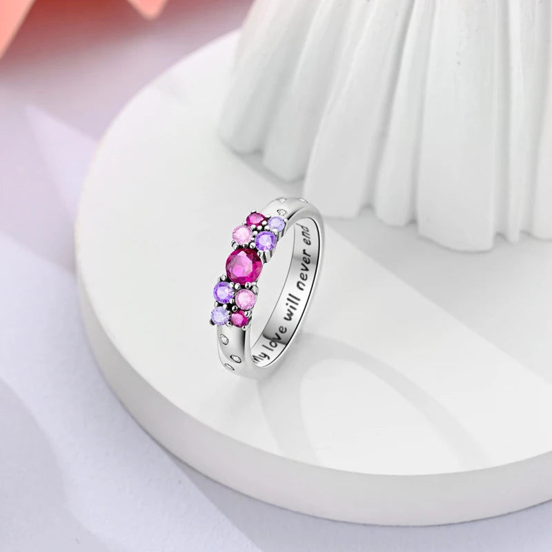 Mula Sterling Silver Ring Infinite