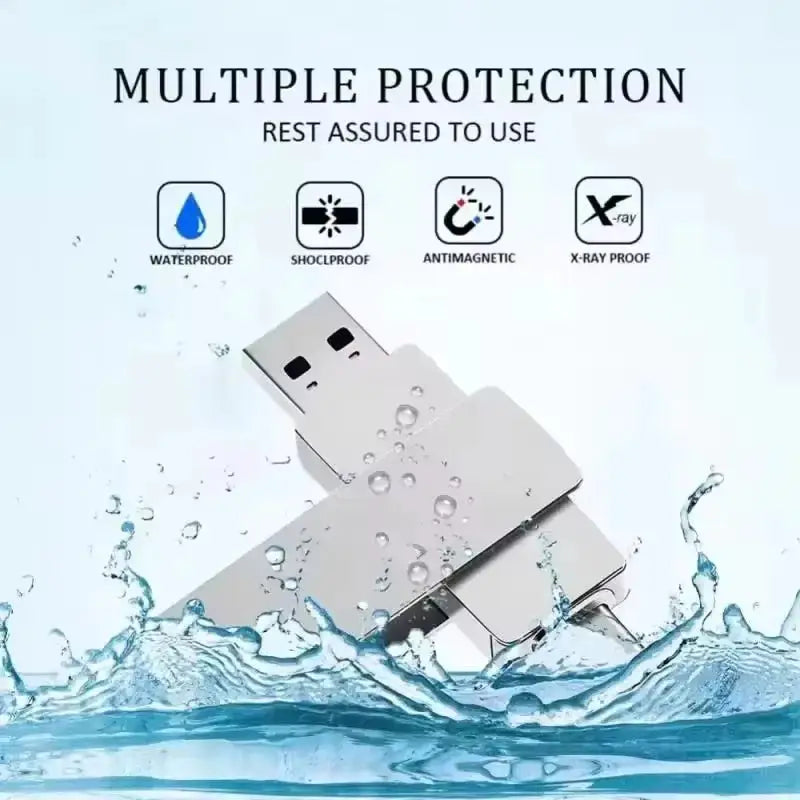 USB Flash Drives High Speed Transfer Metal Pendrive Memory Card — product view 4