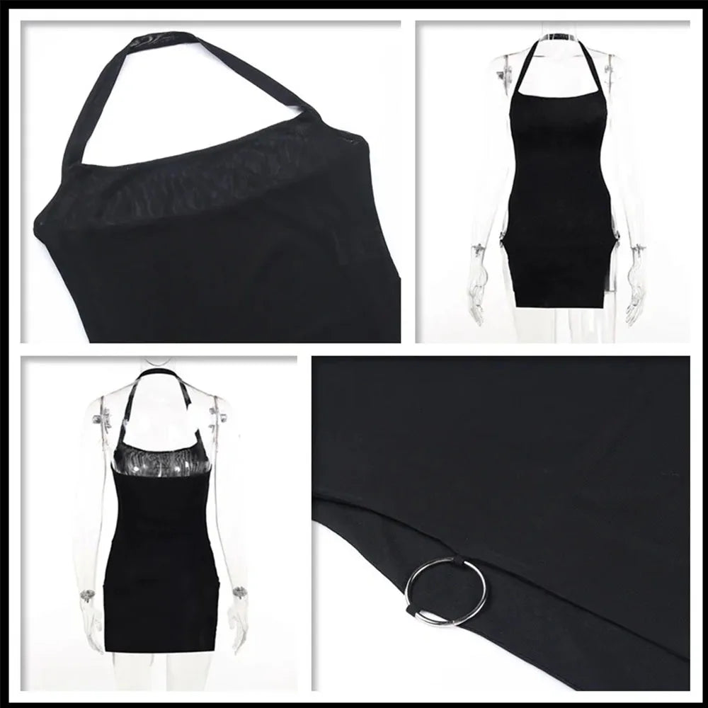 Halter Summer Evening Dress