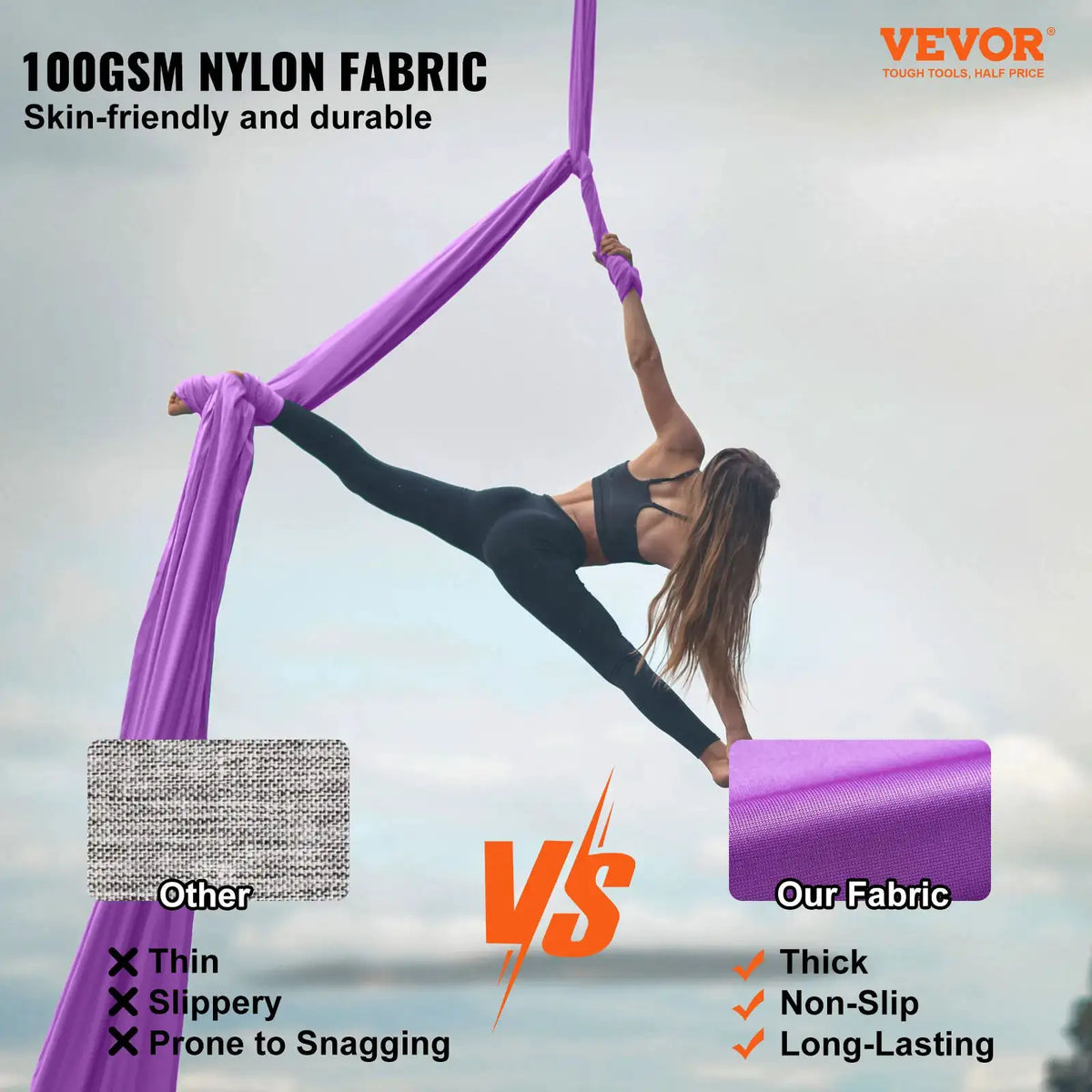Premium Nylon Aerial Yoga Hammock — product image 2