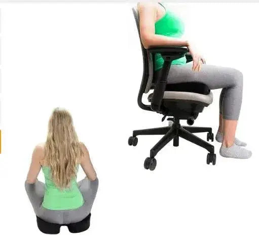 Ultimate Comfort Memory Foam Coccyx Seat Cushion Set