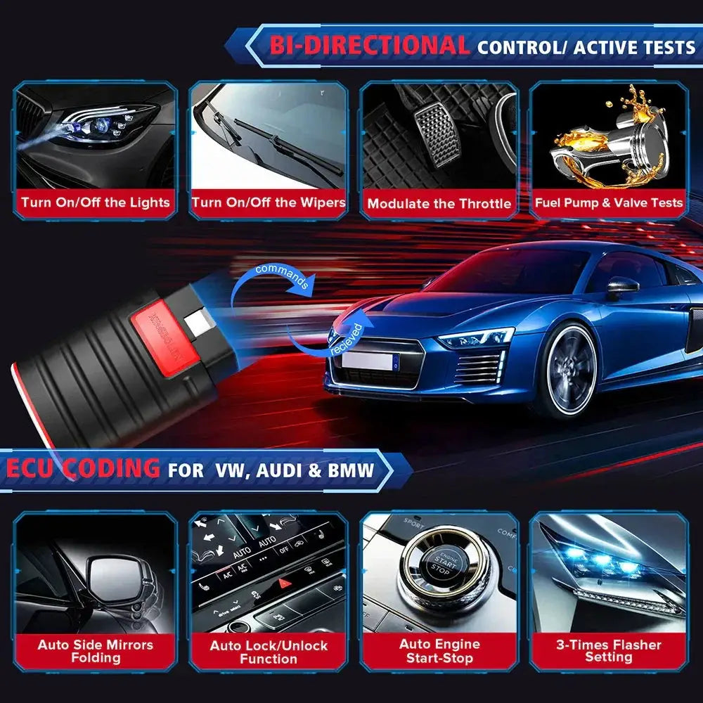 Kingbolen Ediag OBD2 Diagnostic Tool Full System Functions