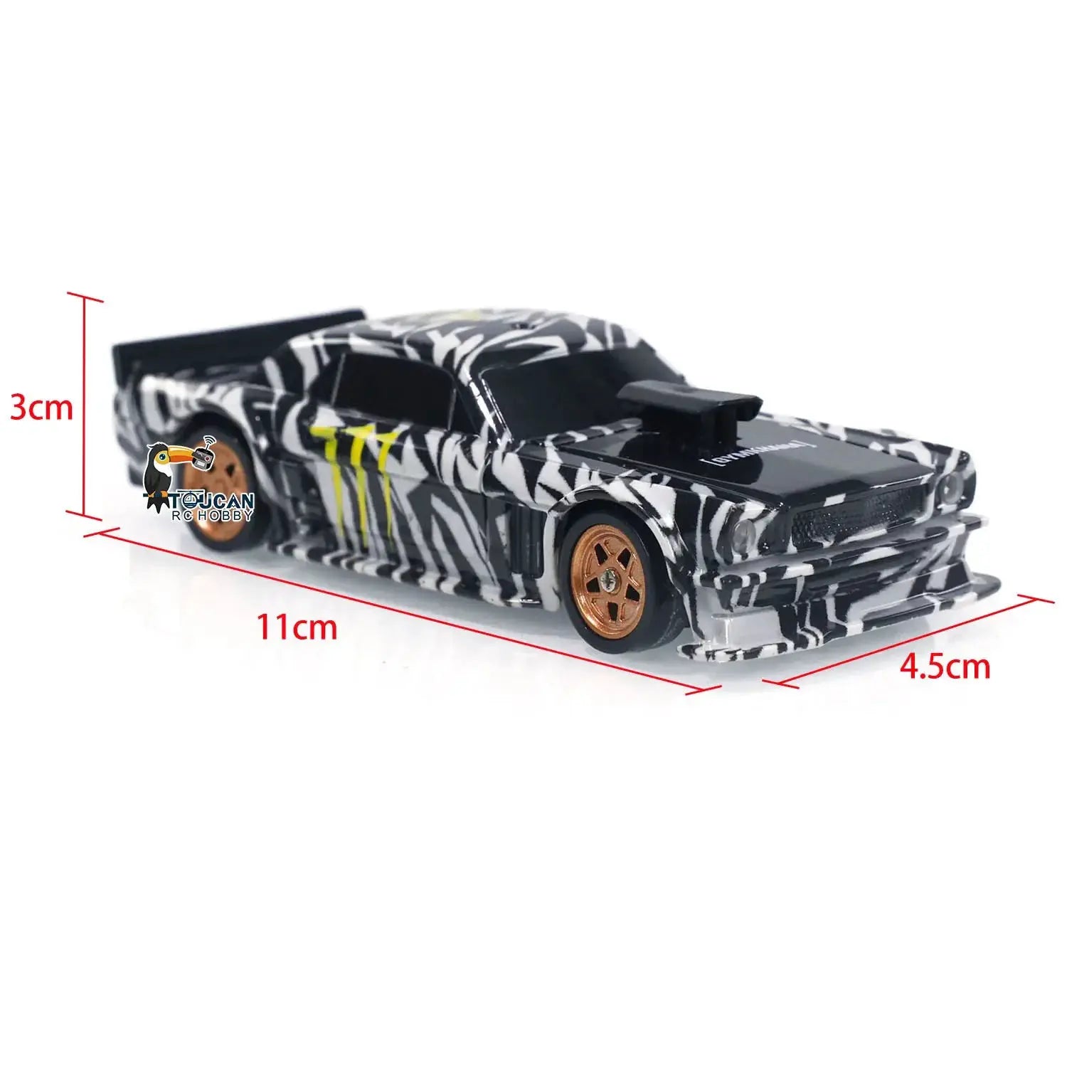 RC Mini Race Car 1To43 Scale 4WD High Speed Gift For Teens