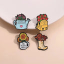 Floral Enamel Pins for Teens Add Color