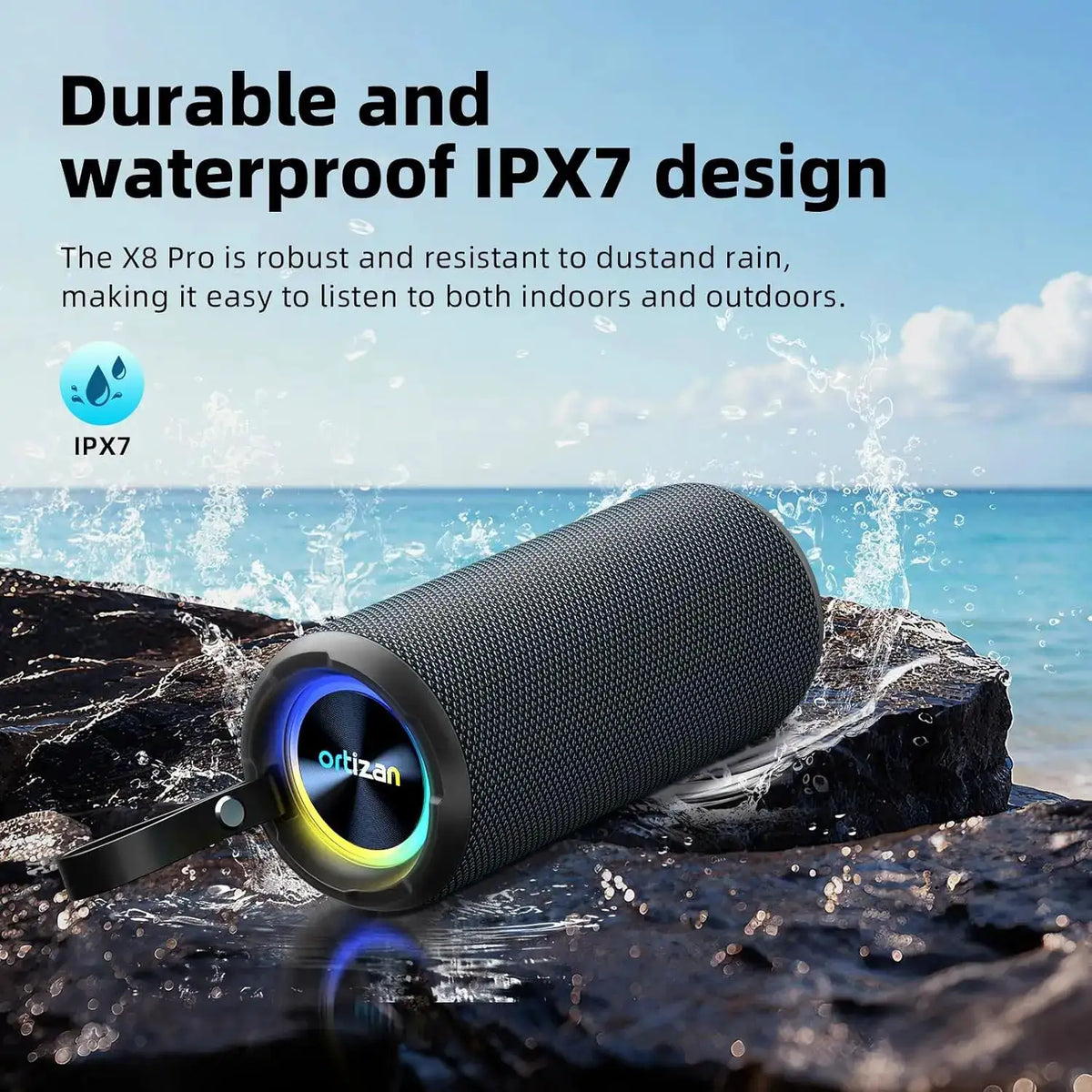 Ortizan Bluetooth Speaker - Portable Bass — product view 8