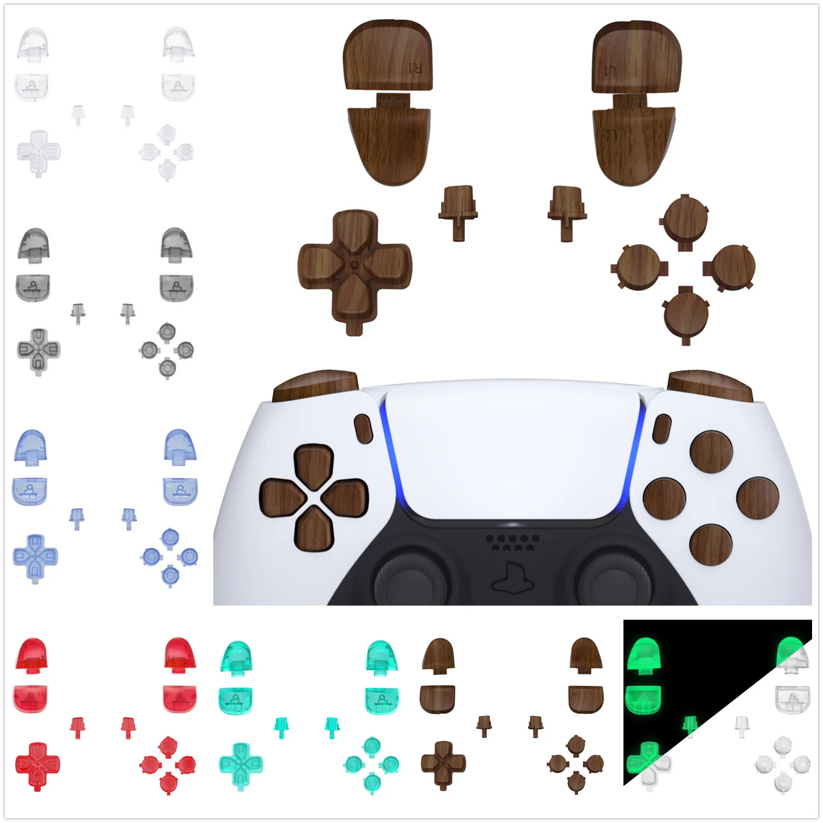 eXtremeRate Replacement Buttons ps5 Controller