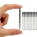 Mini Ballpoint Pen - 10 Refills Pocket Set