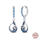 Luminous Firefly Earrings Sterling Silver