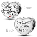 Charm Bead Sterling Silver Pink