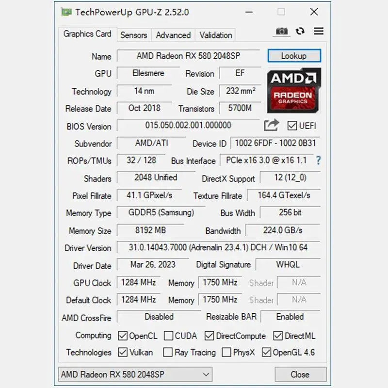 MLLSE Radeon Gaming Graphics Card High Performance Budget