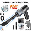 Wireless Vacuum Cleaner For Home And Car Black