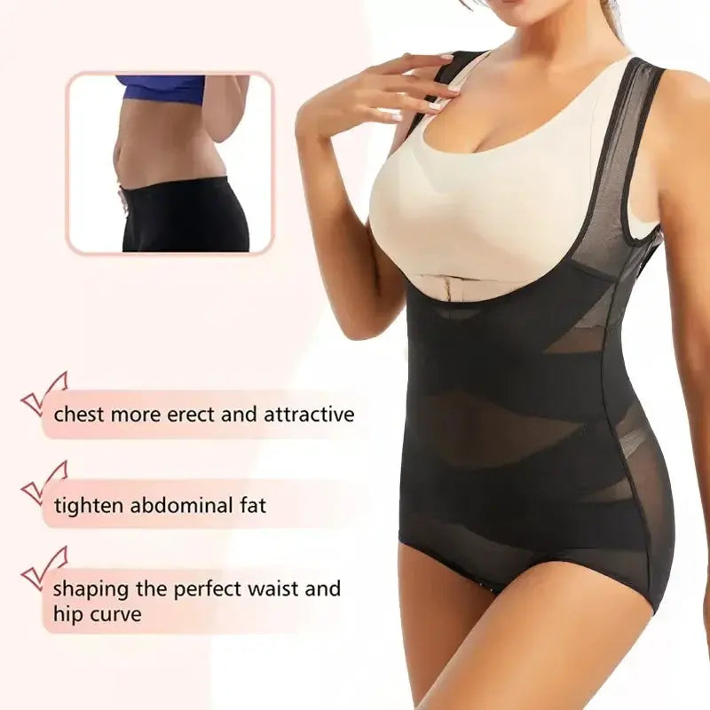 Seamless Womens Bodysuit Shaper Tummy Control And Butt Lift