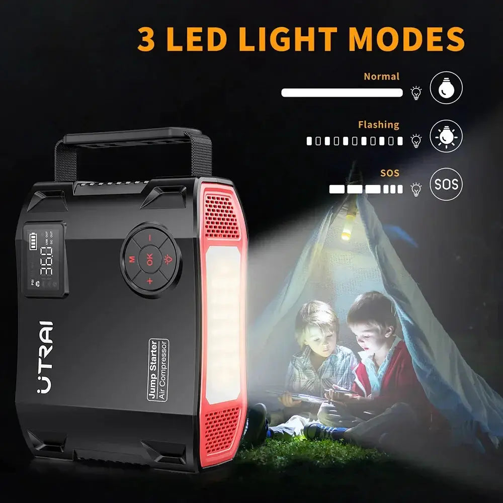 UTRAI JS5 Four In One Car Booster Jump Starter 2000A - OurLum.com