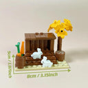 City Farm Animals Building Blocks Hen House Toys Gift Set