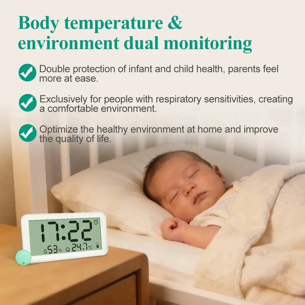 Wireless Electronic Thermometer with Large Screen Display - Dual — product view 4