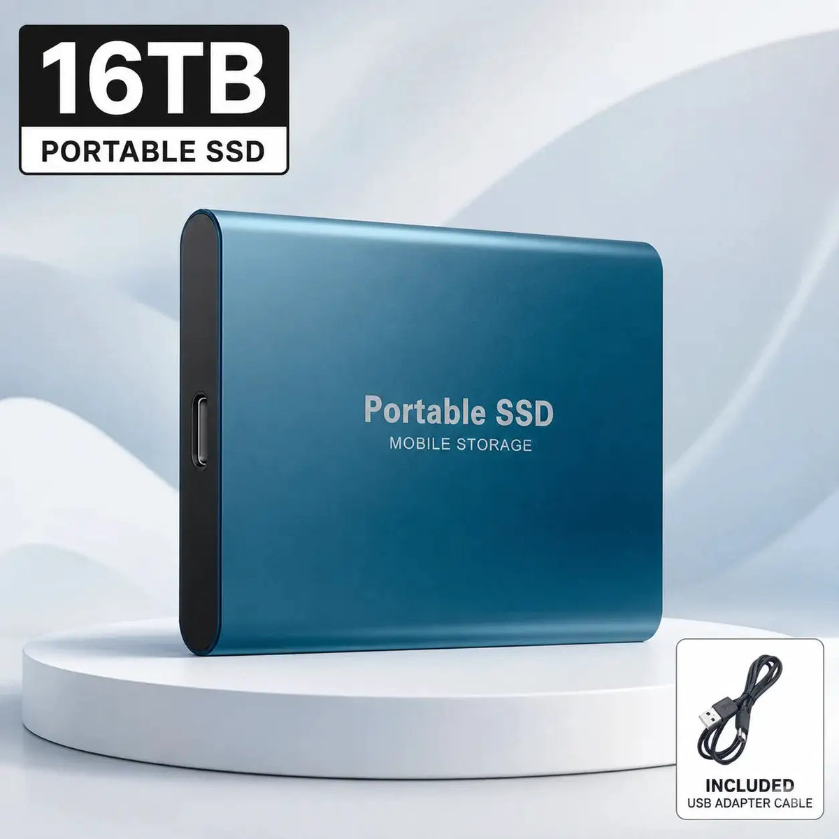 External Hard Drive Portable SSD USB Type-C Fast Transfer — product view 10