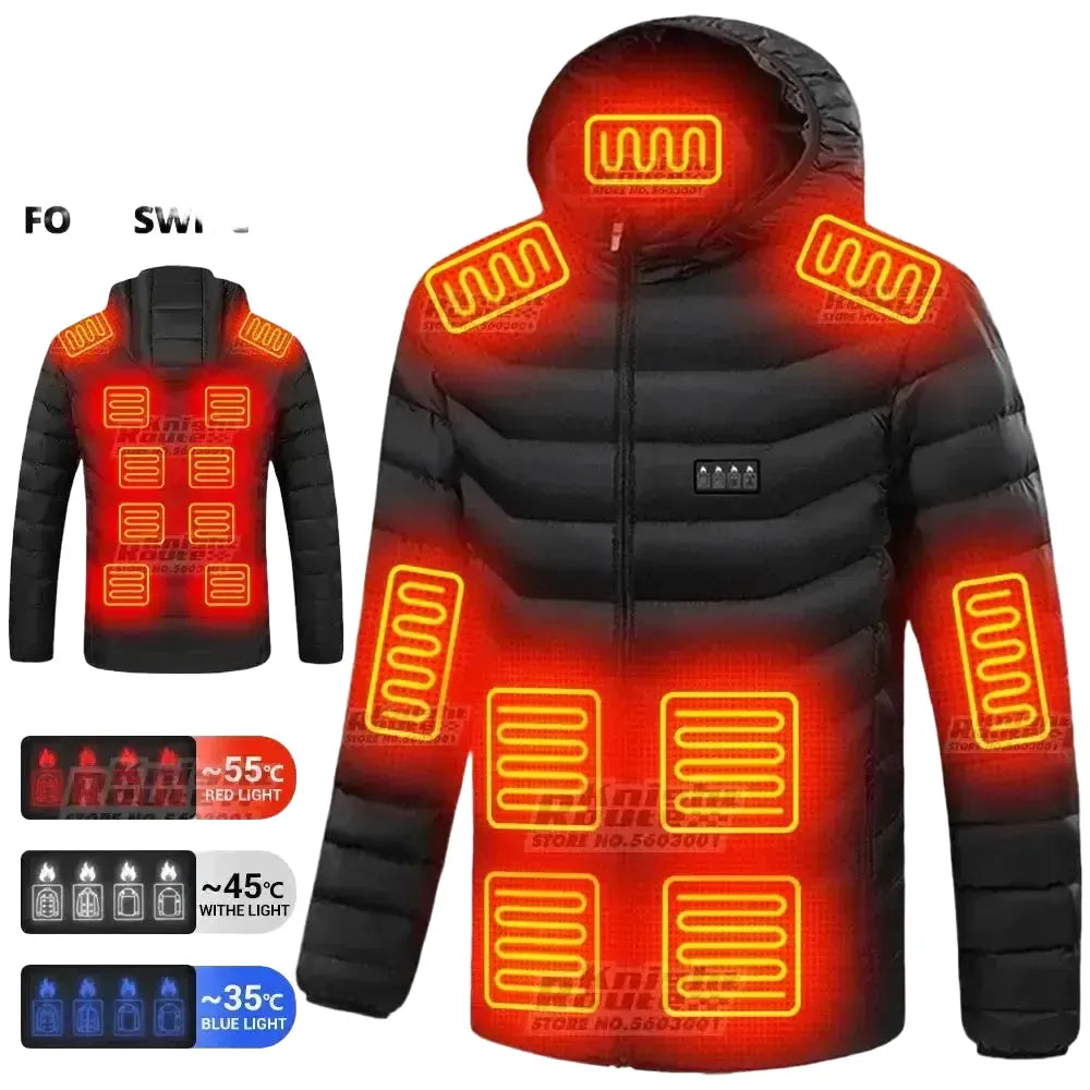 Heated Jacket for Outdoor Winter Wear — product view 1