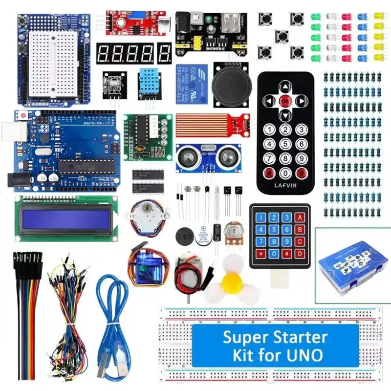ArduinoR3 Project Most Complete Starter Kit with Tutorial Compatible with IDE DIY Electronic Motherboard Robot Kit breadboard