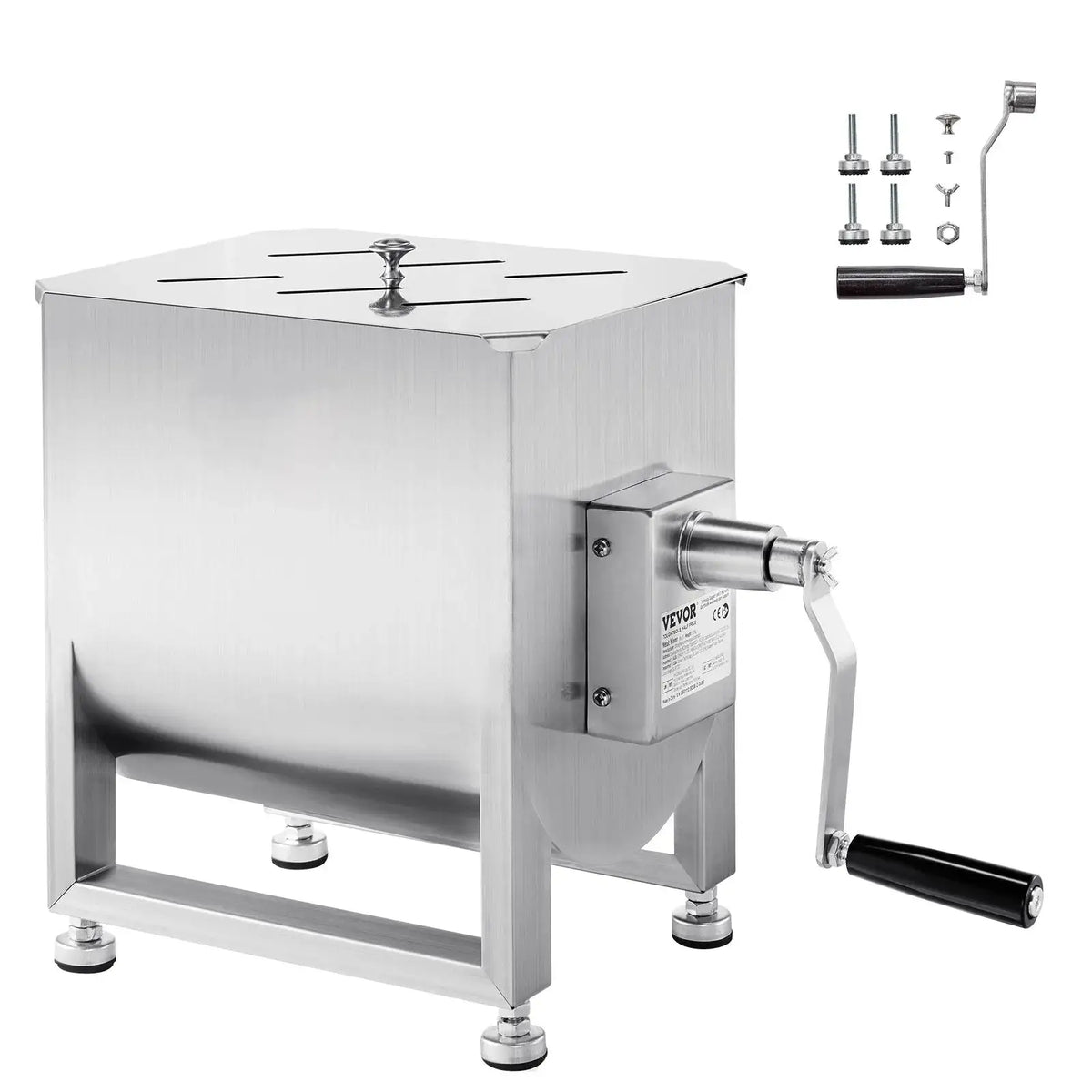SucceBuy Manual Meat Mixer Fixed Tank Meat Processing Equipment — product view 1
