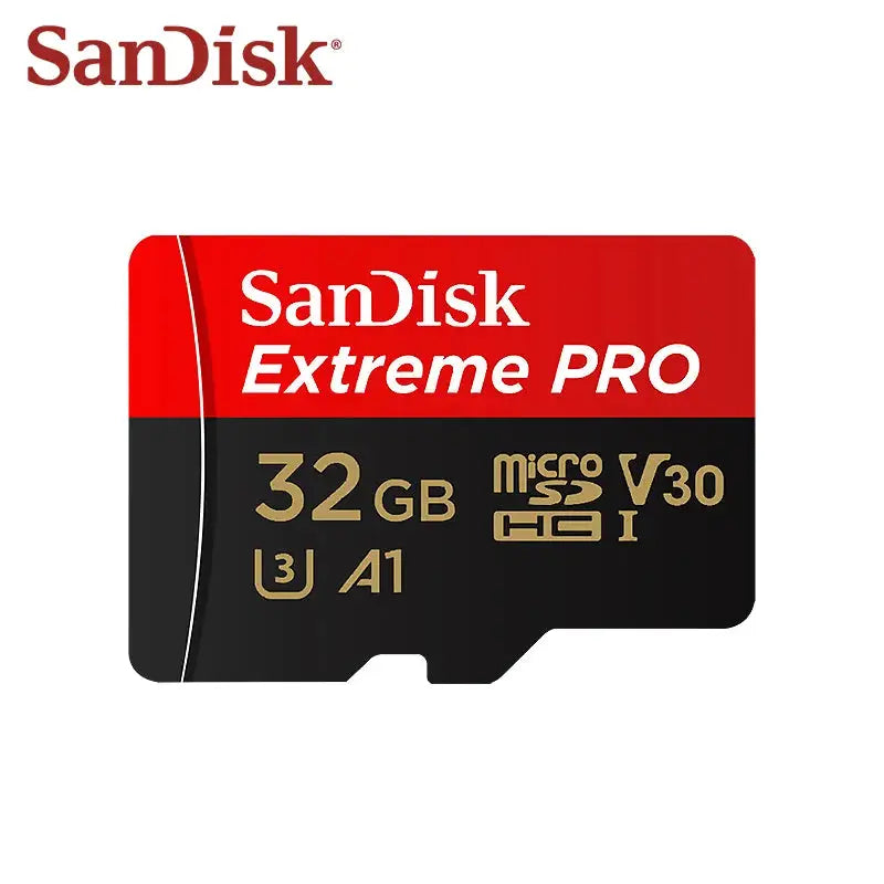 Original SanDisk Extreme Pro Micro SD Card 128GB 256GB 64GB U3 A2 SDXC V30 32GB A1 SDHC Transflash TF Card 512GB With SD Adapter