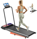 2.5HP Quiet Incline Walking Pad Treadmill With Remote LED Display