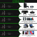 Gaming Headphones 3.5mm Wired - Deep Bass Audio