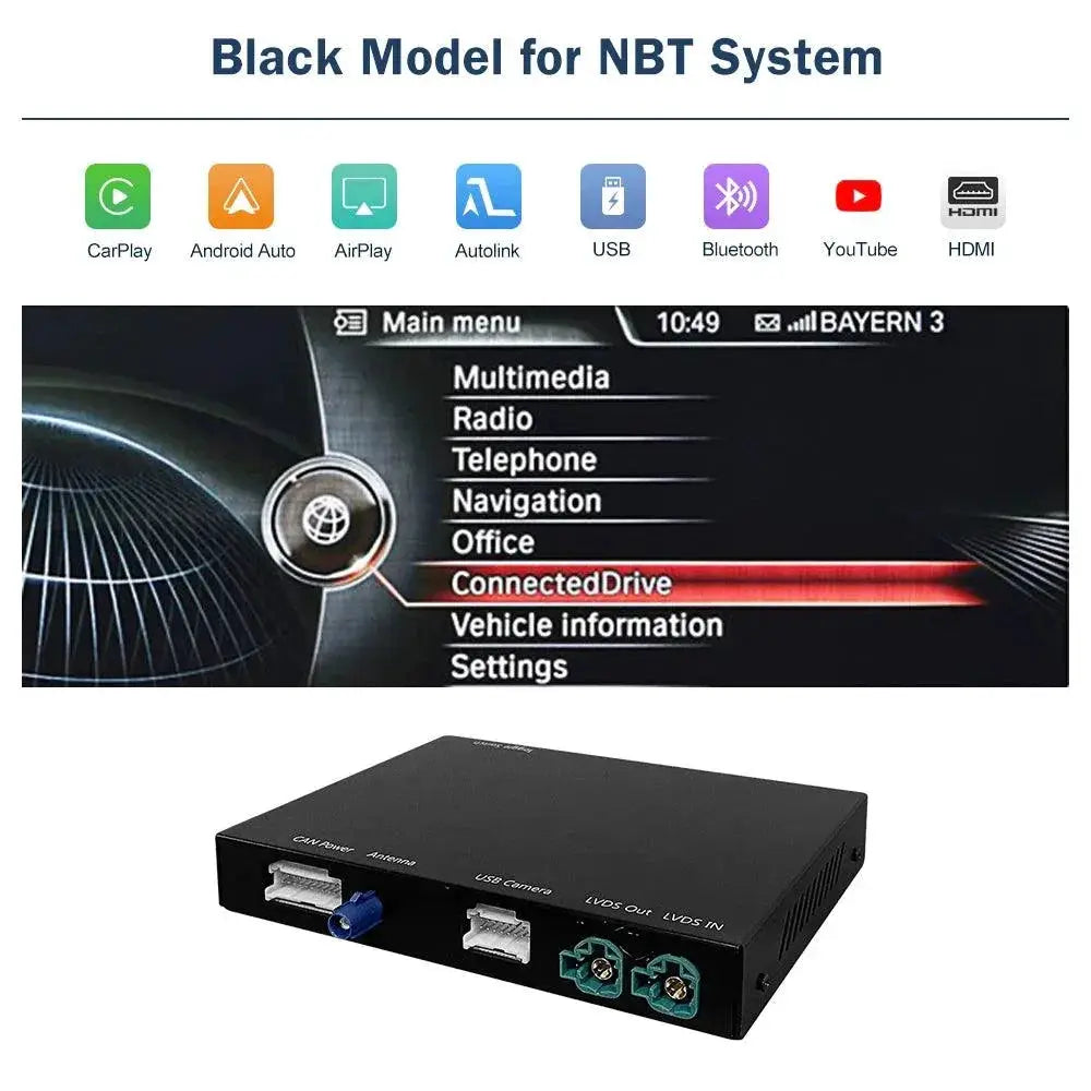 Wireless CarPlay Android Auto For BMW CIC Series 1 2 3 4 5 7 - OurLum.com