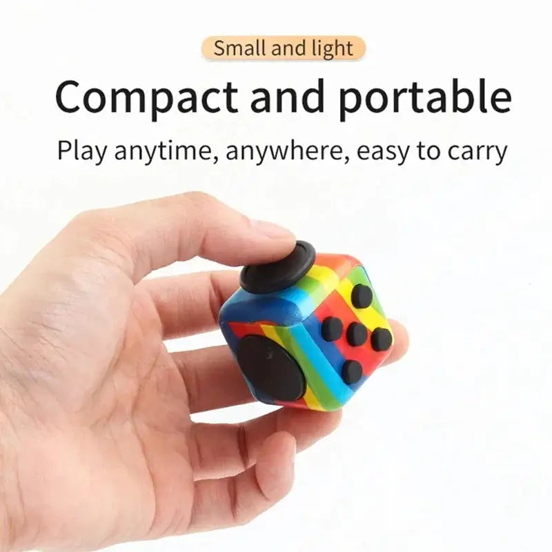 Solid Color Fidget Decompression Dice for Release Stress Autism Anxiety Relieve Adult Kids Stress Relief Anti-Stress Fingertip