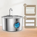 Rechargeable Stainless Steel Pet Water Fountain