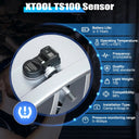 XTOOL TS100 PRO 4PCS Upgraded TPMS Sensor 315Mhz/433MHz Tire Pressure Monitoring Tester Programmed by XTOOL TP150/IP819TP