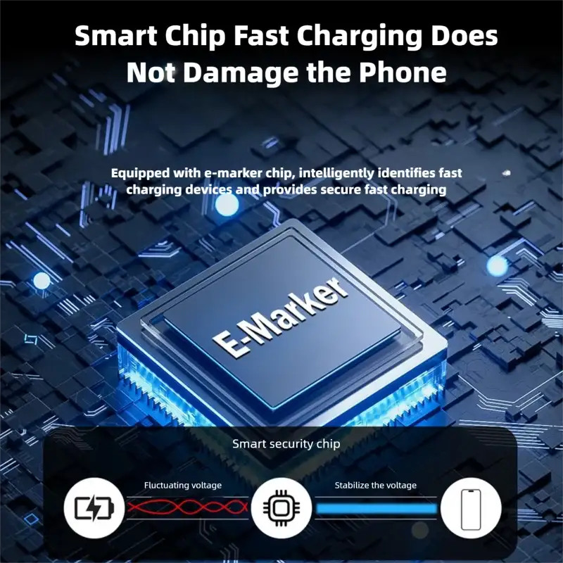 Braided Type C Cable - Fast Charge — product view 4