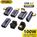 Type C Adapter With 90 Degree Angled Design