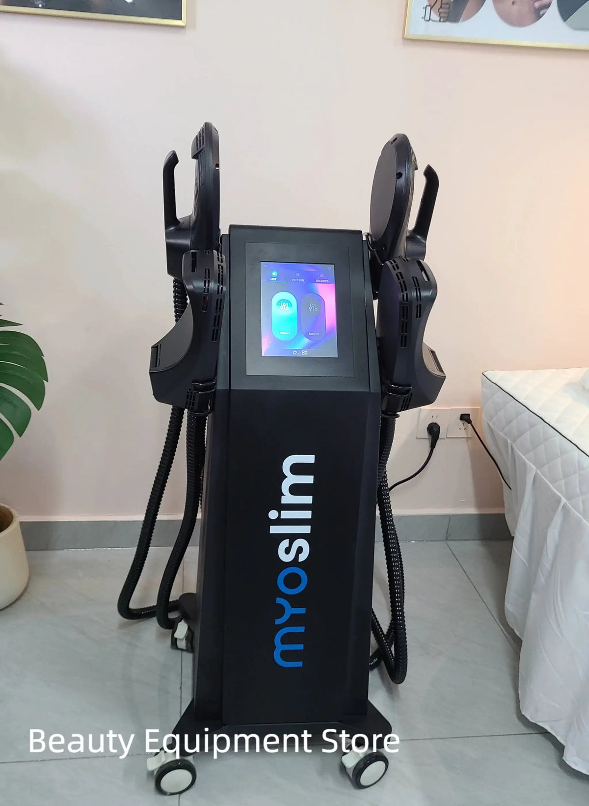 EMS Body Sculpting Machine MYOslim 6500W Muscle Stimulation Abdominal Lift Hips Pad Fat Slimming Weight Loss Equipment