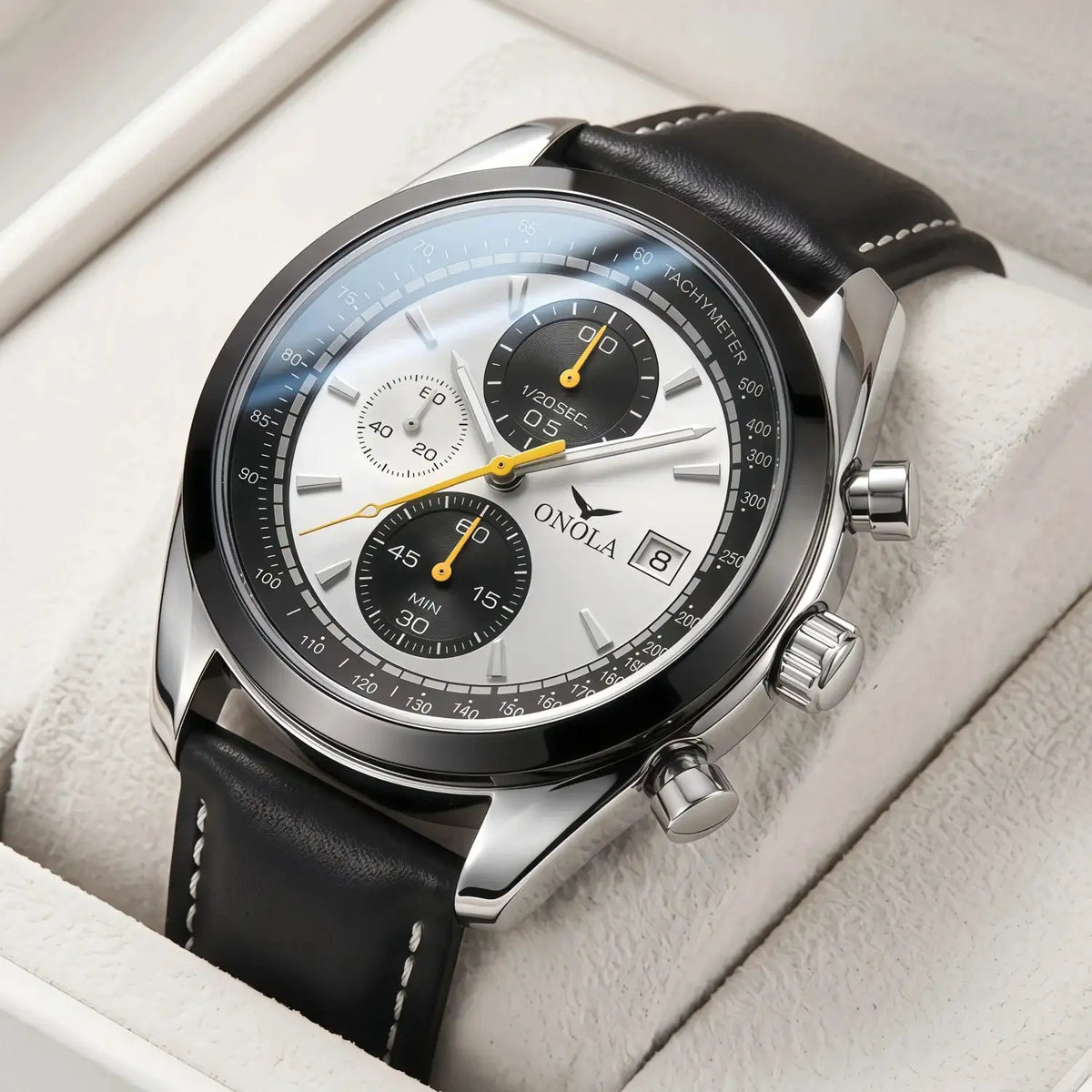 Onola Men Sports Leather Watch — product image 1